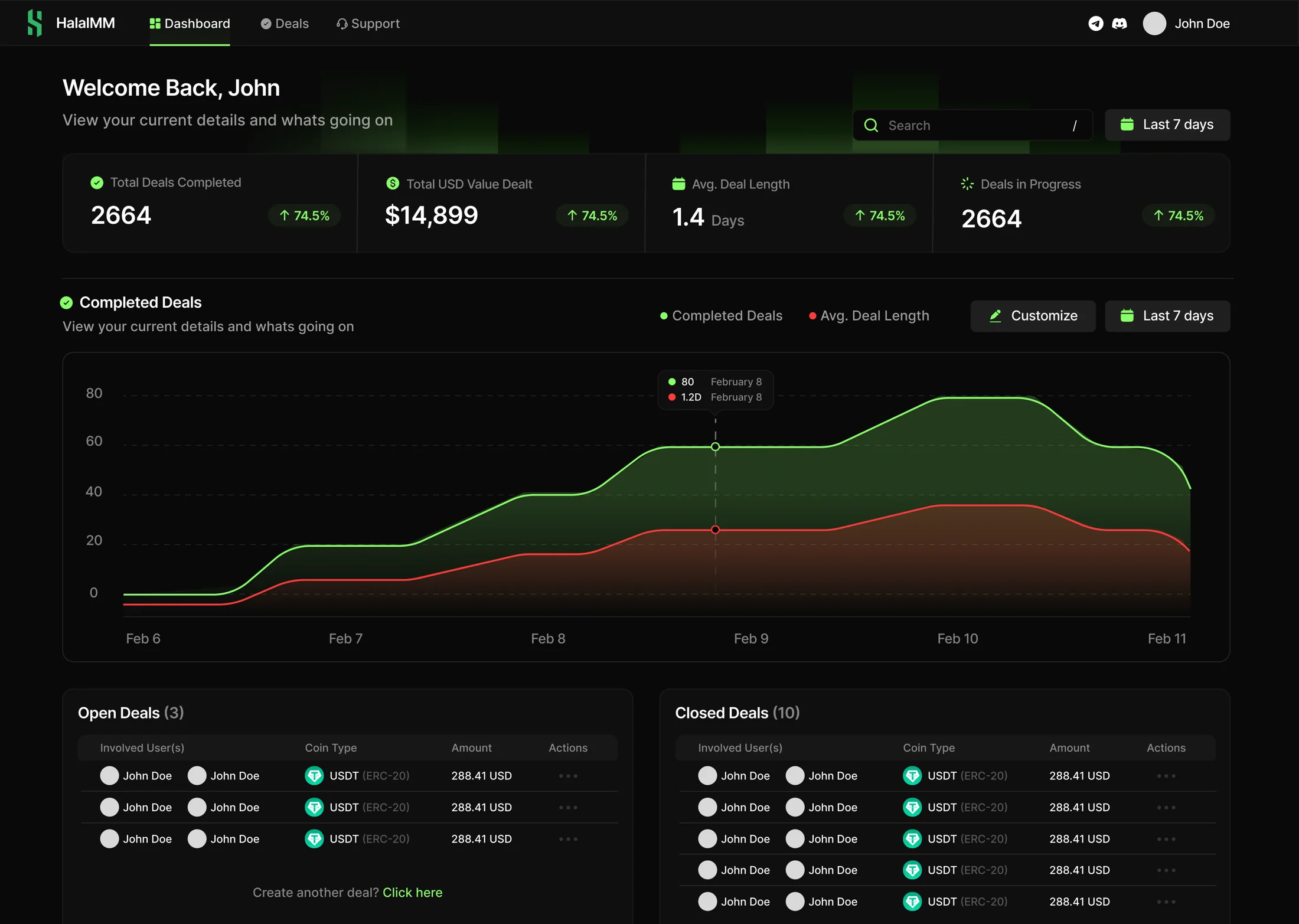 App interface